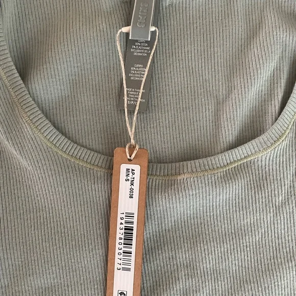 BNWT Skims Cotton Rib Tank in Mineral - Picture 3 of 3